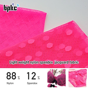 Light weight  spandex nylon jacquard fabric